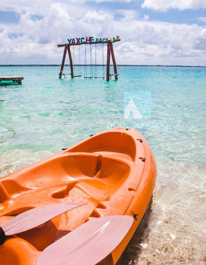 Ecocamping Yaxche Bacalar Bagian luar foto