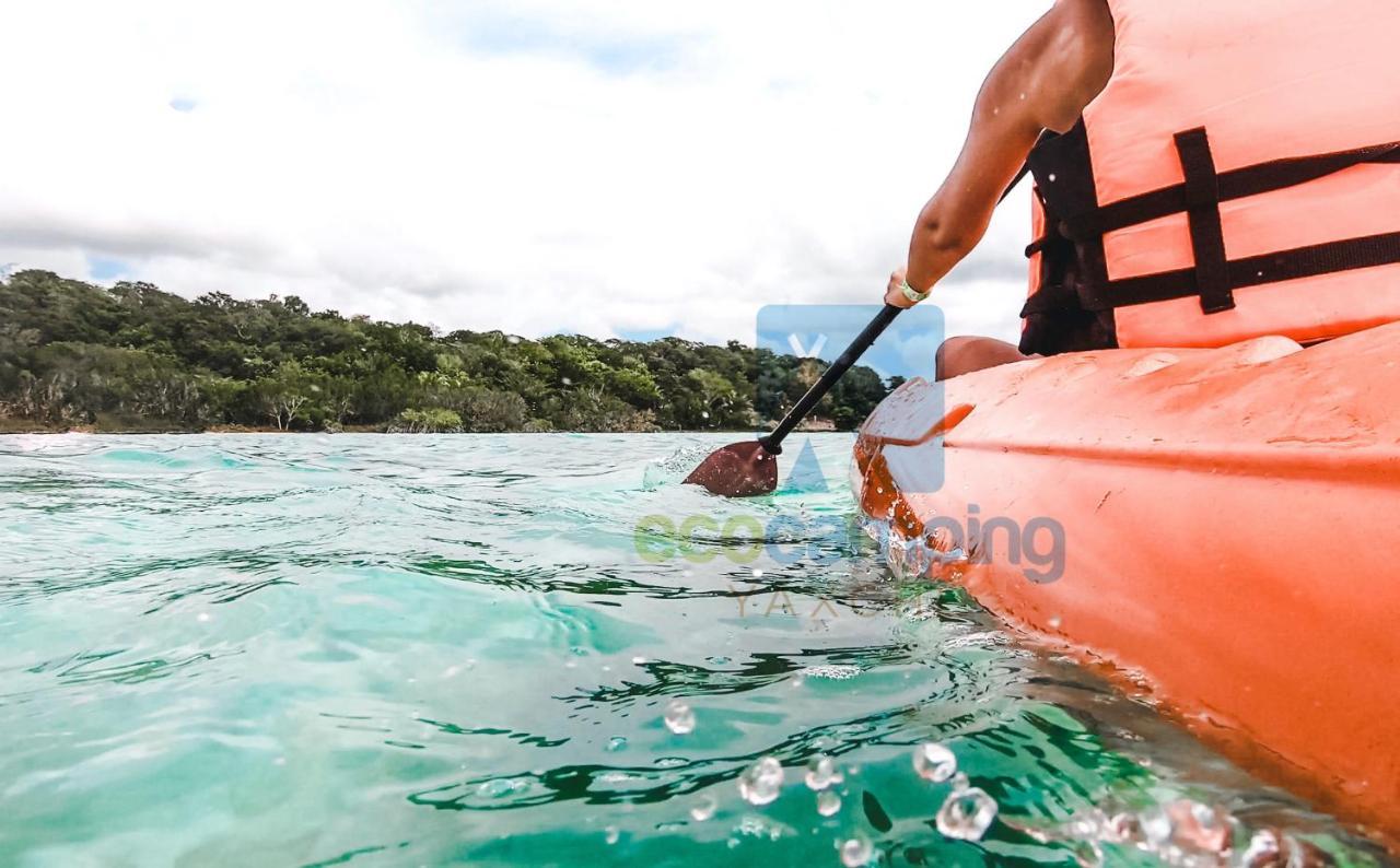 Ecocamping Yaxche Bacalar Bagian luar foto
