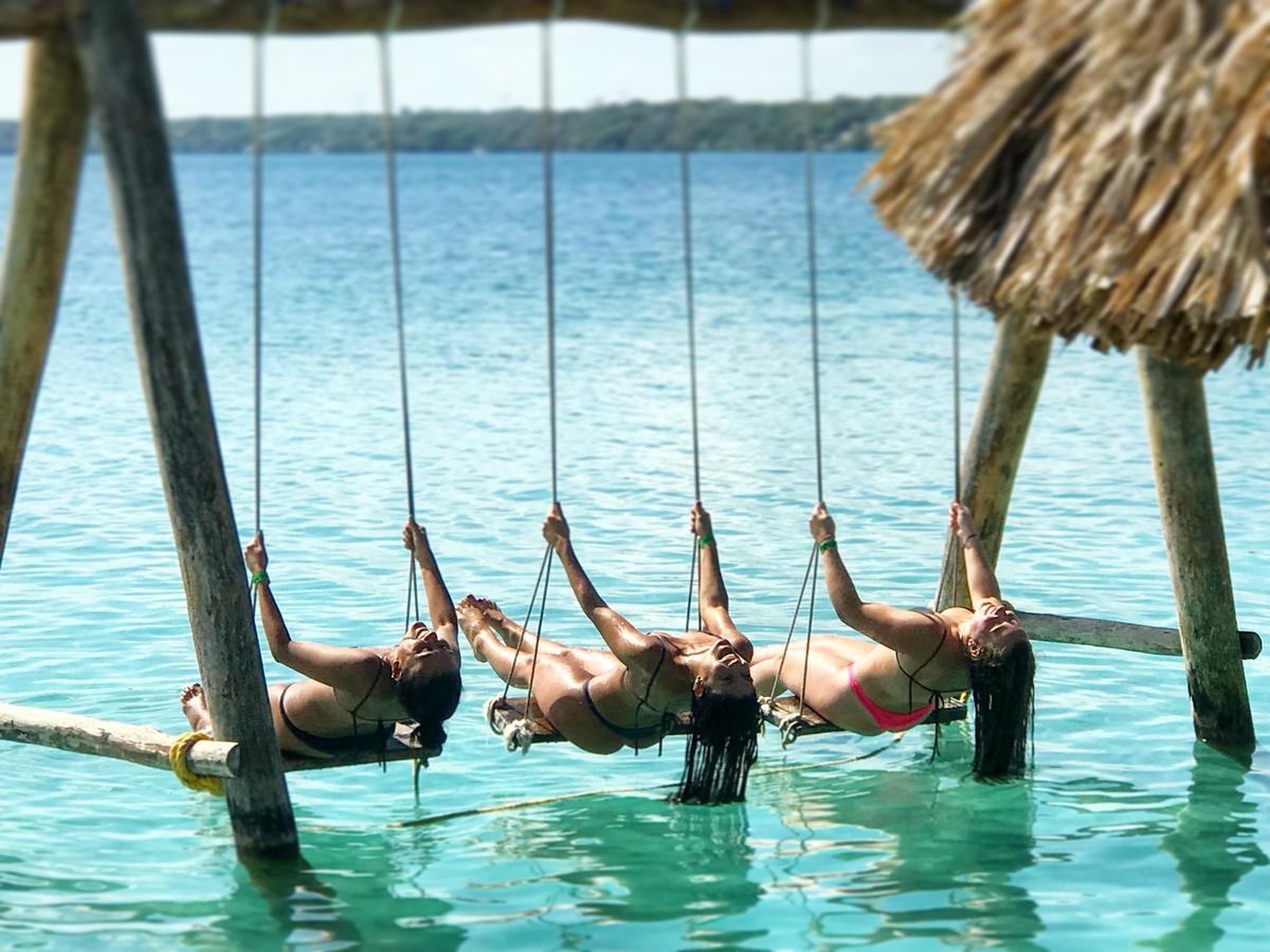 Ecocamping Yaxche Bacalar Bagian luar foto
