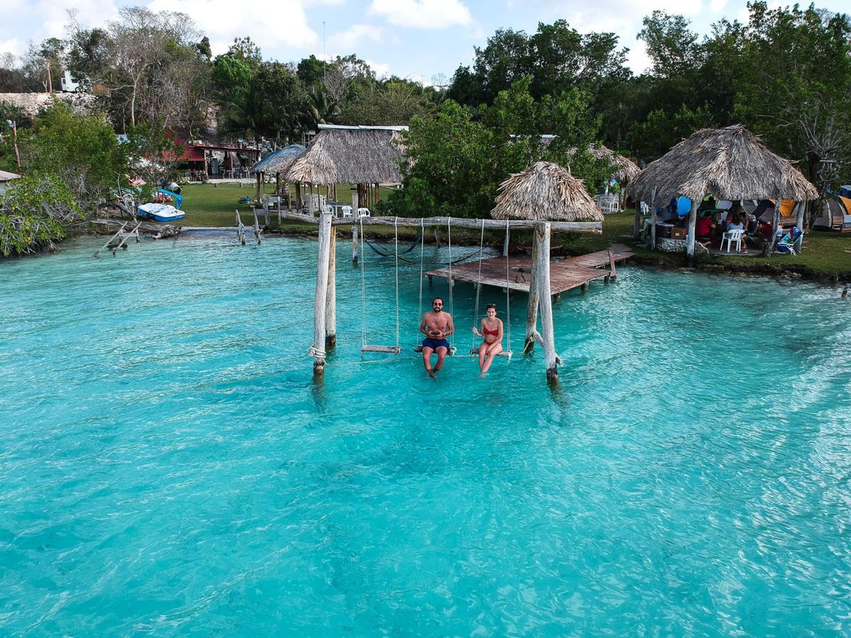 Ecocamping Yaxche Bacalar Bagian luar foto